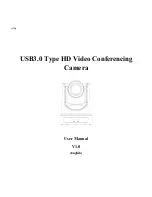 GlobalMedia USB3.0 HD Video Conferencing Camera User Manual предпросмотр