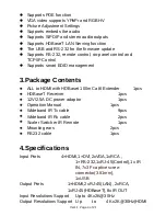 Preview for 3 page of Globalmediapro HBT-332H100 Operation Manual