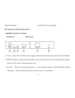 Preview for 5 page of Globalmediapro HDV-E100 User Manual