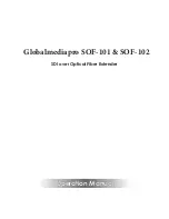 Globalmediapro SOF-101 Operation Manual предпросмотр