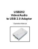 Preview for 1 page of Globalmediapro USB202 Operation Manual