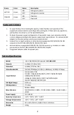 Preview for 4 page of Globalmediapro VCF-002-04R User Manual