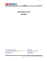 Globalsat EM-406a User Manual preview