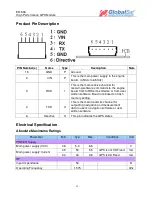 Preview for 3 page of Globalsat ER-506 Hardware Data Sheet And User Manual