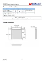 Предварительный просмотр 6 страницы Globalsat ET-314AC Hardware Data Sheet