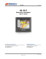 Preview for 1 page of Globalsat GS-3212 User Manual