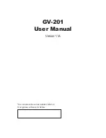 Предварительный просмотр 1 страницы Globalsat GV-201 User Manual