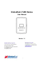 Globalsat LT-200 Series User Manual предпросмотр