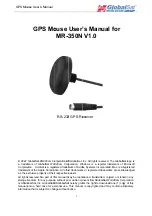 Предварительный просмотр 1 страницы Globalsat MR-350N User Manual