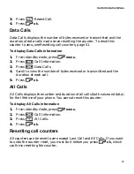 Preview for 61 page of Globalstar GSP-1700 Quick Reference Card