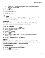 Preview for 75 page of Globalstar GSP-1700 Quick Reference Card