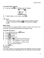 Preview for 77 page of Globalstar GSP-1700 Quick Reference Card