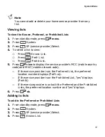 Preview for 91 page of Globalstar GSP-1700 Quick Reference Card