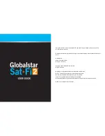 Globalstar Sat-Fi 2 User Manual preview