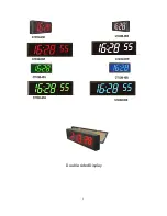 Предварительный просмотр 2 страницы GlobalTime Electronic Double-sided Display User Manual