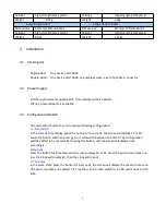 Предварительный просмотр 5 страницы GlobalTime Electronic Double-sided Display User Manual