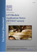 GlobalTop MT3337 Series Application Notes preview