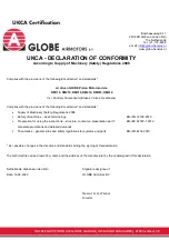 Предварительный просмотр 59 страницы Globe 112-900EX Manual