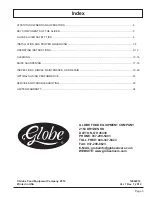 Предварительный просмотр 3 страницы Globe 3600N Instruction Manual