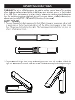 Предварительный просмотр 6 страницы Globe 66461 Safety And Operating Instructions Manual