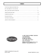 Preview for 3 page of Globe Chefmate CC12 Instruction Manual