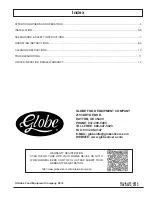 Предварительный просмотр 3 страницы Globe GIR18 Instruction Manual