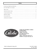 Предварительный просмотр 3 страницы Globe SP8-RL Instruction Manual