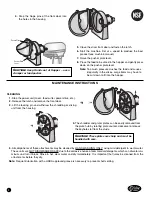 Предварительный просмотр 4 страницы Globe XVGA Instructions For Operation And Care