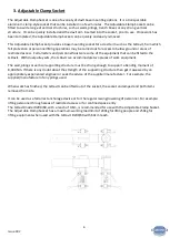 Предварительный просмотр 6 страницы Globestock G.Davit Adjustable Clamp Socket User Instruction Manual