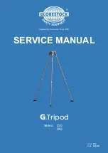 Globestock G.Tripod 210 Series Service Manual предпросмотр