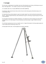 Preview for 5 page of Globestock G.Tripod GSE230C User Instruction Manual