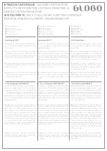 Preview for 2 page of Globo FO001.BI Assembly Instructions