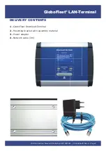 Preview for 4 page of GloboFleet LAN-Terminal User Manual