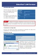 Preview for 9 page of GloboFleet LAN-Terminal User Manual