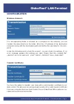 Preview for 11 page of GloboFleet LAN-Terminal User Manual