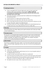 Preview for 2 page of Globus New Media ECO Spot LED C25E User Manual