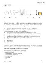 Предварительный просмотр 9 страницы Globus Genesy 3000 User Manual