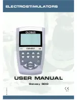 Предварительный просмотр 1 страницы Globus Genesy 500 User Manual