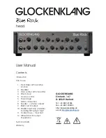 GLOCKENKLANG Blue Rock User Manual предпросмотр