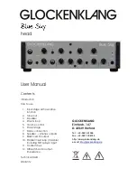 GLOCKENKLANG Blue Sky User Manual предпросмотр