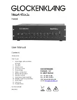 GLOCKENKLANG Heart-Rock User Manual preview