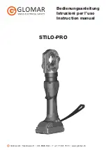 Preview for 1 page of Glomar STILO-PRO Instruction Manual