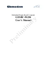 Preview for 1 page of Glomation GESBC-9G20i User Manual