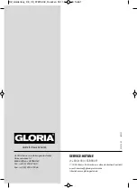 Preview for 96 page of Gloria 000220.0000 User Manual