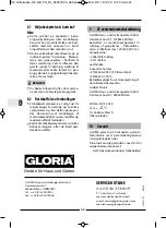 Preview for 44 page of Gloria 000290.0000 User Manual