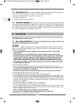 Предварительный просмотр 16 страницы Gloria 1984060 Operating Instructions Manual