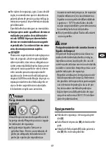 Preview for 47 page of Gloria CleanMaster CM 50 Instructions For Use Manual