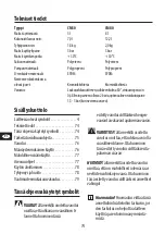 Preview for 72 page of Gloria CleanMaster CM 50 Instructions For Use Manual