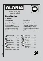 Gloria CleanMaster Extreme 100 Instructions For Use Manual preview