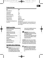 Preview for 3 page of Gloria CleanMaster PERFORMANCE PF 50 Instructions For Use Manual